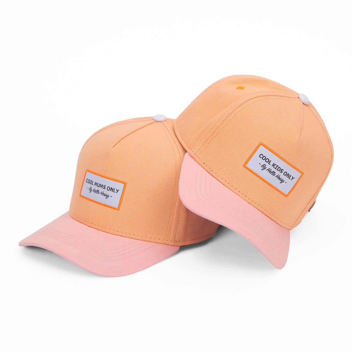 CASQUETTE MUMS HELLO HOSSY - MINI CORAL ORANGE & ROSE