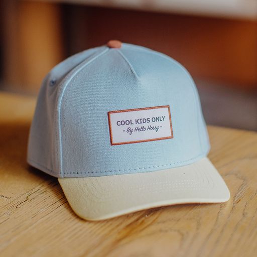 CASQUETTE KIDS HELLO HOSSY - MINI WATER BLEU & JAUNE