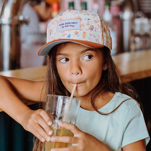 CASQUETTE KIDS HELLO HOSSY - DRIED FLOWERS IMPRIMÉ