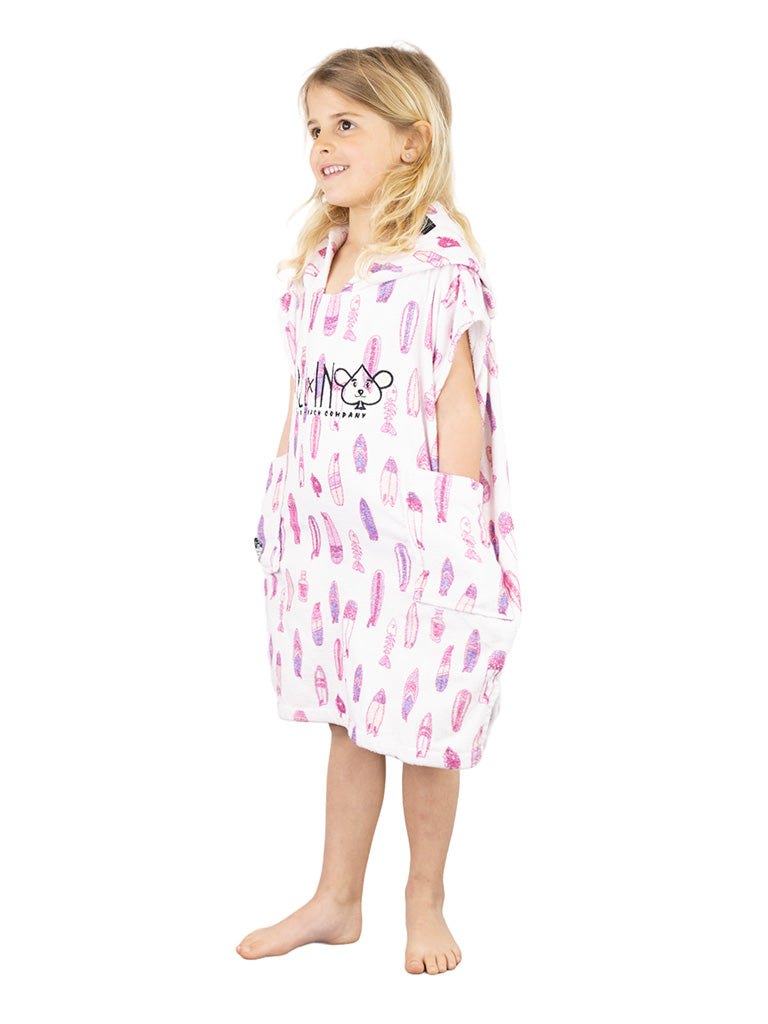 PONCHO EPONGE ALL-IN BABY BOARD PINK