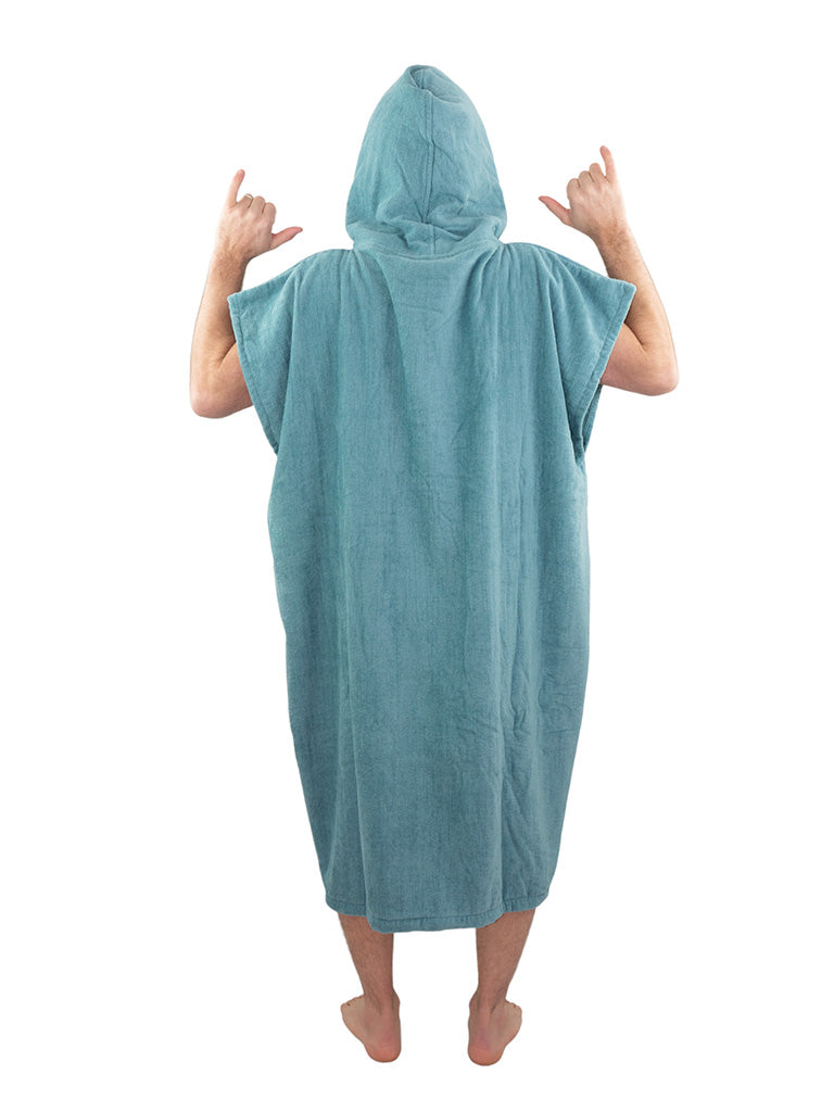 PONCHO EPONGE ALL-IN FLASH LINE GREEN BLUE