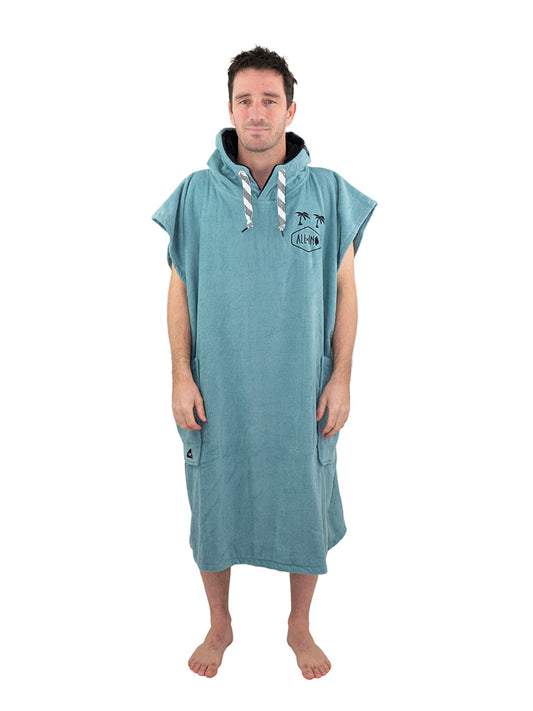 PONCHO EPONGE ALL-IN FLASH LINE GREEN BLUE