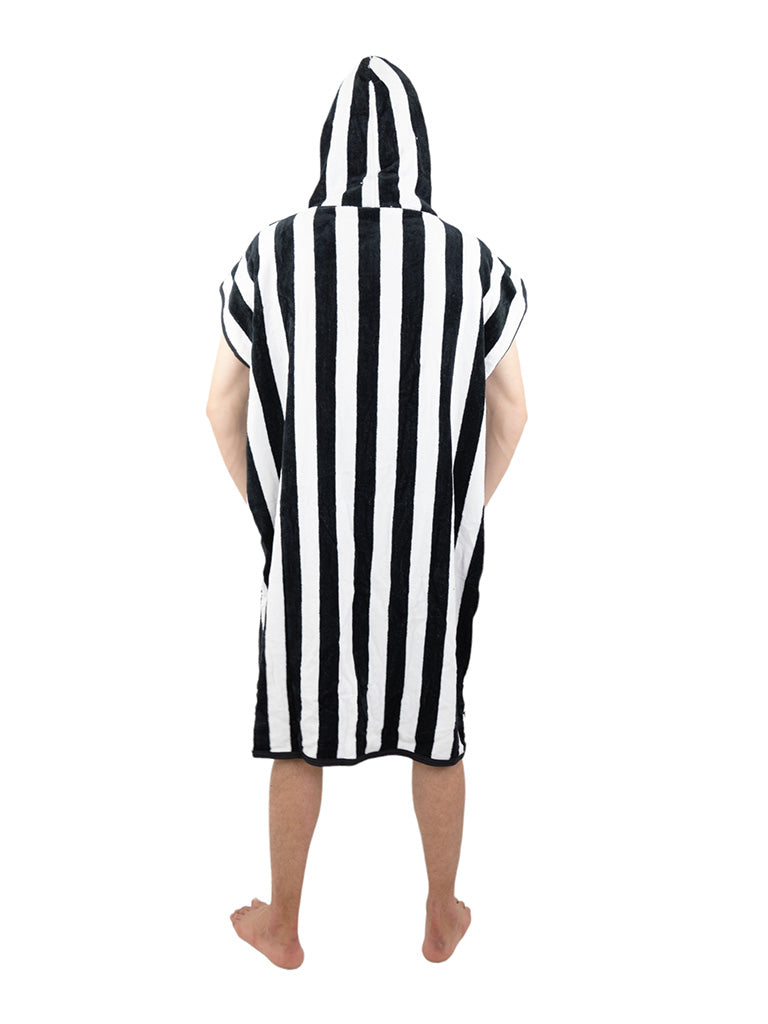 PONCHO EPONGE ALL-IN GOOD VIBES BLACK