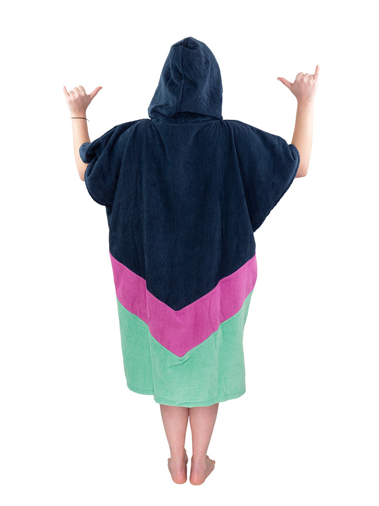 PONCHO EPONGE ALL-IN GREY BLUE PARMA