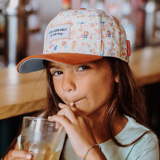 CASQUETTE KIDS HELLO HOSSY - DRIED FLOWERS IMPRIMÉ