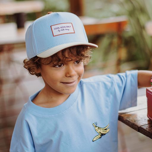 CASQUETTE KIDS HELLO HOSSY - MINI WATER BLEU & JAUNE